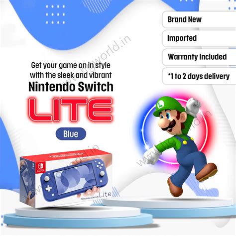 32GB Nintendo switch lite blue | Nintendo | Happy gaming World