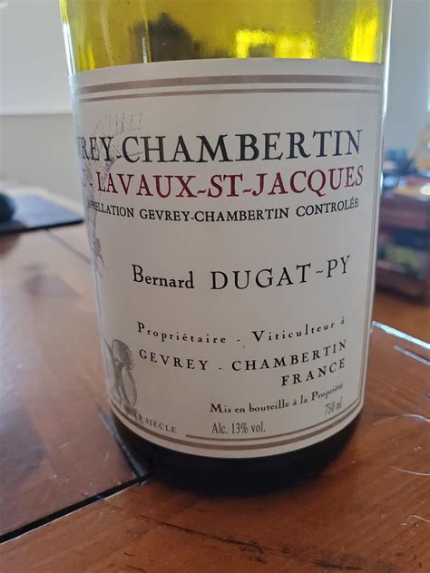 Domaine Bernard Dugat-Py, Gevrey-Chambertin Lavaux-Saint-Jacques 1er ...