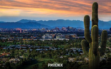 Phoenix Skyline Sunset