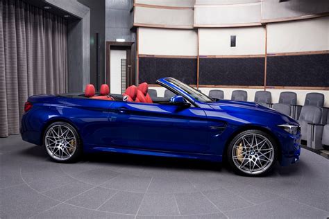 BMW M4 Competition Convertible in Individual San Marino Blue