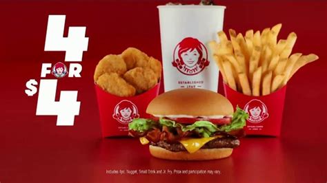 Wendys Menu 4 For $4 2024 - Marga Salaidh