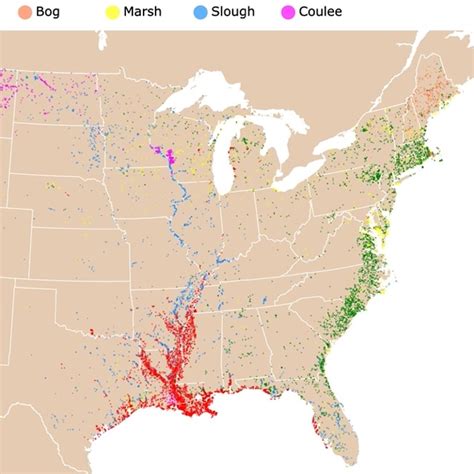 Saltwater Crocodile Habitat Map