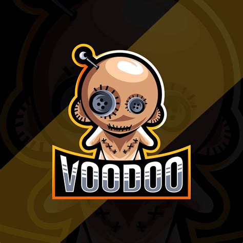 Voodoo Mascot Logo Esport Template | Voodoo, Mascot, Vector logo