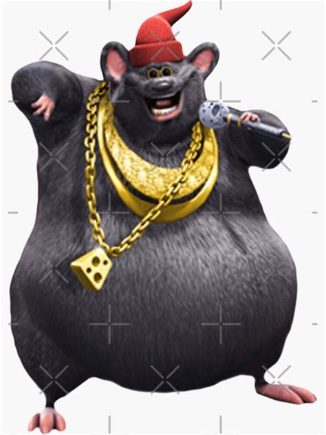 "Biggie Cheese Meme" Sticker for Sale by jamcaYT | Redbubble