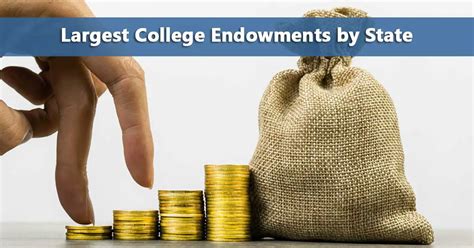 Largest College Endowments by State