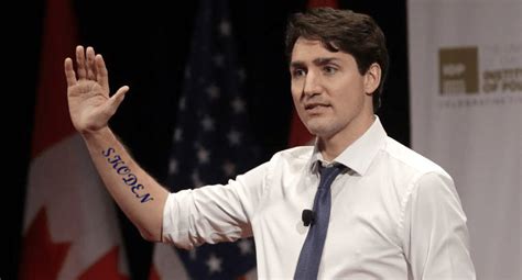 Sudden appearance of Trudeau’s ‘Skoden’ tattoo greeted with boos – Walking Eagle News