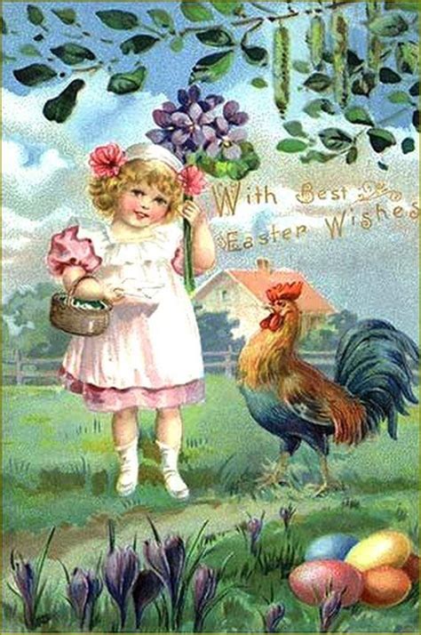 Vintage cartes illustrées Pâques - Balades comtoises | Vintage easter ...