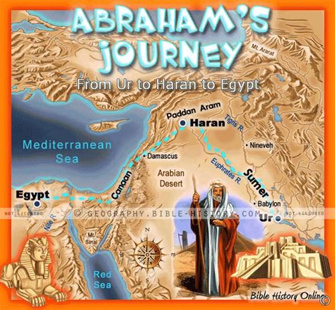 Abraham's Journey - Kids Bible Maps