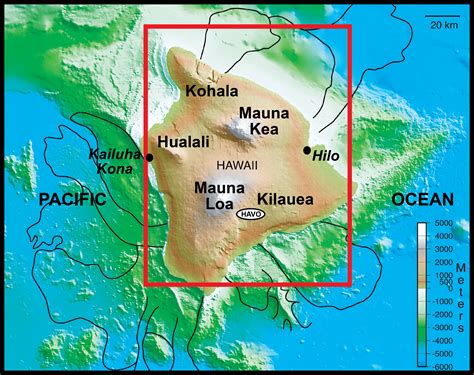 Oceanic Hotspots - Geology (U.S. National Park Service)