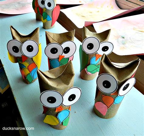 O is for Owl Preschool Craft - 2021 - Ducks 'n a Row | Owl crafts ...