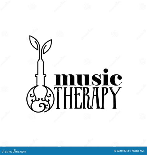 Music Therapy Exclusive Logo Stock Vector - Illustration of meditation, human: 223193943