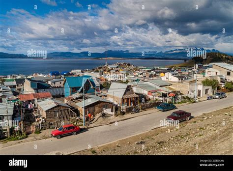 Aerial view of Ushuaia, Argentina Stock Photo - Alamy