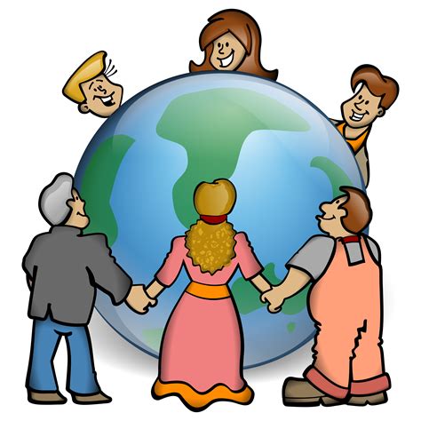 Clipart - Embrace the World