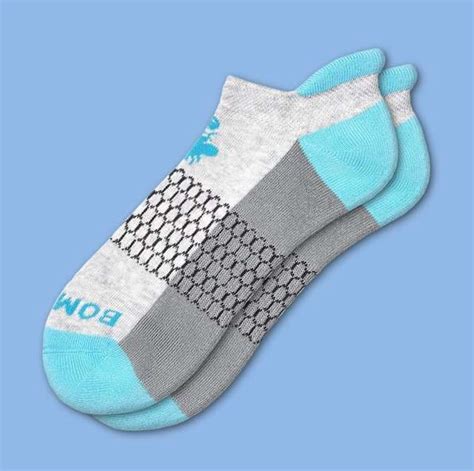 Bombas Women's Ankle Socks Grey Ocean Blue (Medium) New 2020, 100% Authentic | eBay