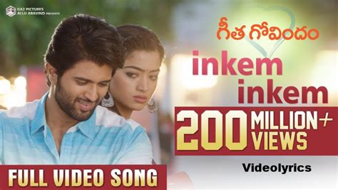 Inkem Inkem Inkem Kaavaale song lyrics in English - Videolyrics