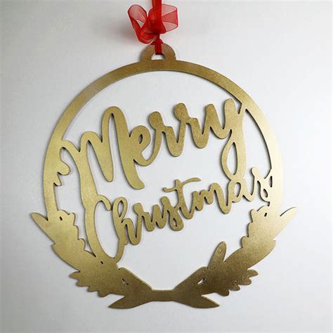 FREE CNC Project from Vectric: Christmas Hanging Sign | Hanging signs, Christmas projects ...