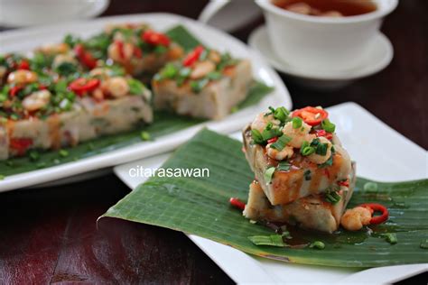 Kuih Keladi Kukus / Steamed Yam Cake