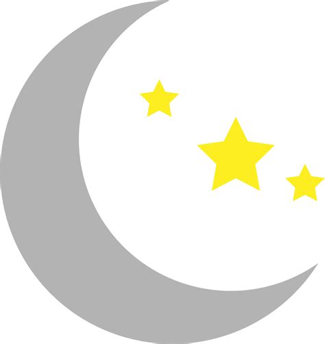 Moon And Stars - ClipArt Best