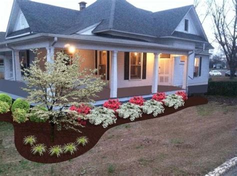 20+ Popular Front Yard Landscaping Ideas With Porch | Cheap landscaping ...