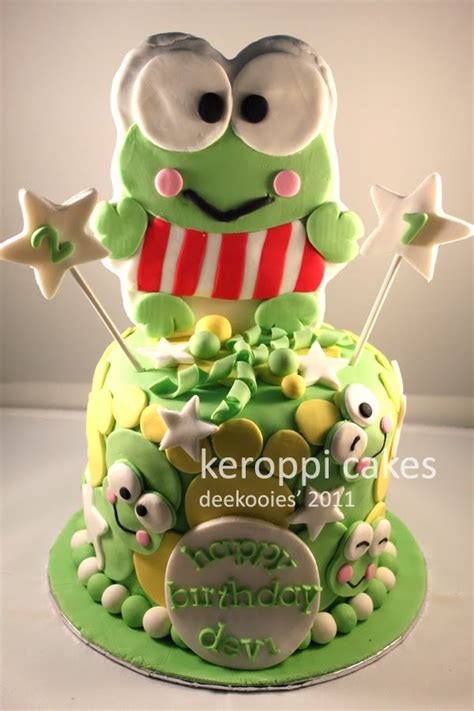 deekookies: keroppi cakes