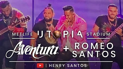 Romeo Santos + Aventura En Concierto | Utopia Tour 2019 (Fan Cam) MetLife Stadium - YouTube