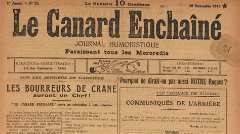 Le Canard Enchaîné pendant la Première Guerre mondiale | Canard enchaine, Canard, Première ...