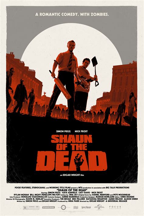 Shaun of the Dead Limited Edition Screenprint by Matt Ferguson - Vice Press