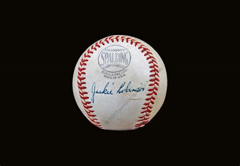 Jackie Robinson Single Signed Baseball | Autographed Ball