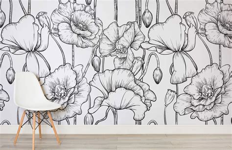 WALLFLOWERS Art Mural Wallpaper - Erika Brechtel