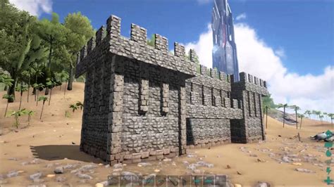 ARK: Survival Evolved: How to Build Medieval Castle Walls Tutorial ...