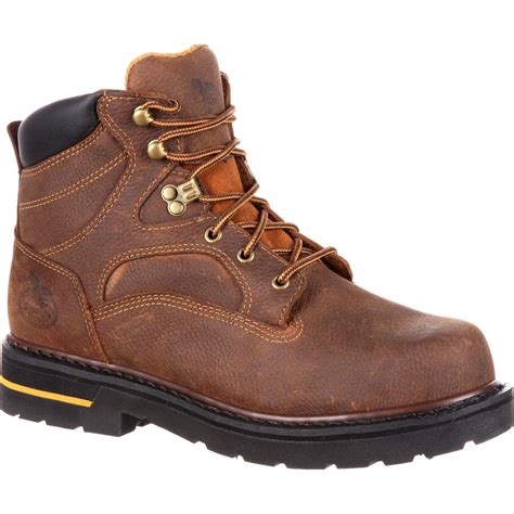 Georgia Boot Men's Steel Toe Work Boot with Steel Shank, Oil and Slip ...