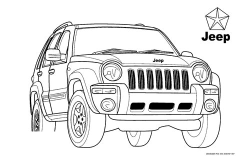 Jeep Coloring Pages - Kidsuki