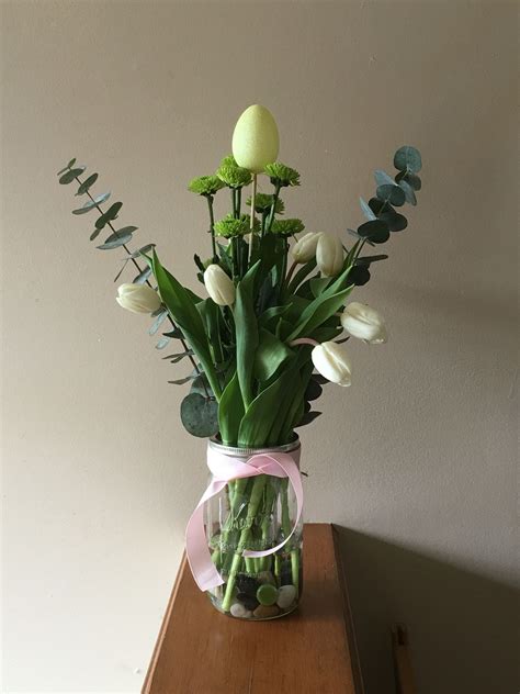 Easter Centerpiece Tulips | Easter centerpieces, Centerpieces, Tulips