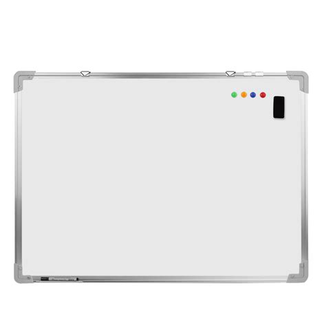 Wall Mounted Magnetic Whiteboard 36 x 48 inch Aluminum Frame - Walmart.com