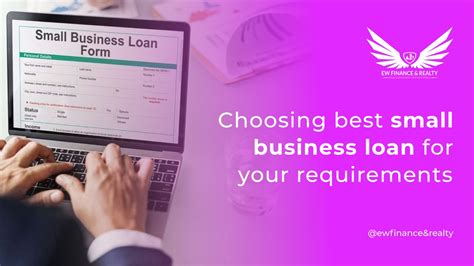 How to Choose the Best Small Business Loan for Your Business Requirements