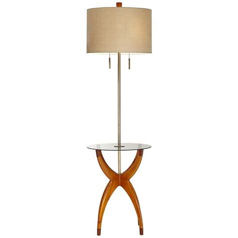 Vanguard Floor Lamp with Glass Tray Table - #5D489 | Lamps Plus | Floor lamp, Floor lamp table ...