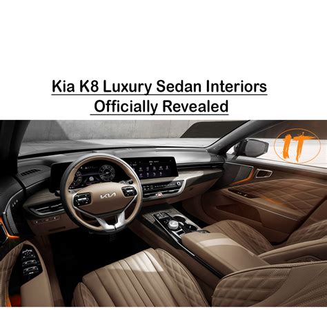 Kia K8 Luxury Sedan Interiors Officially Revealed