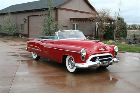 All American Classic Cars: 1950 Oldsmobile 98 DeLuxe 2-Door Convertible