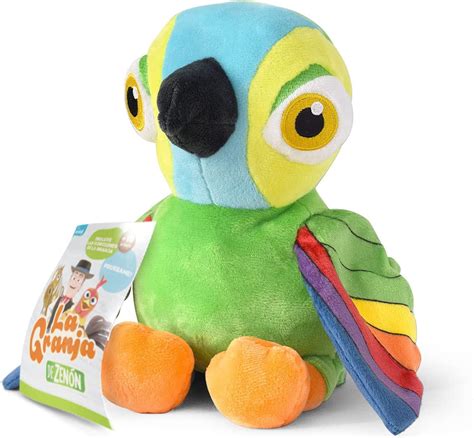 La Granja De Zenon Lorito Pepe 8 in. Musical Plush Granja De Zenon El ...