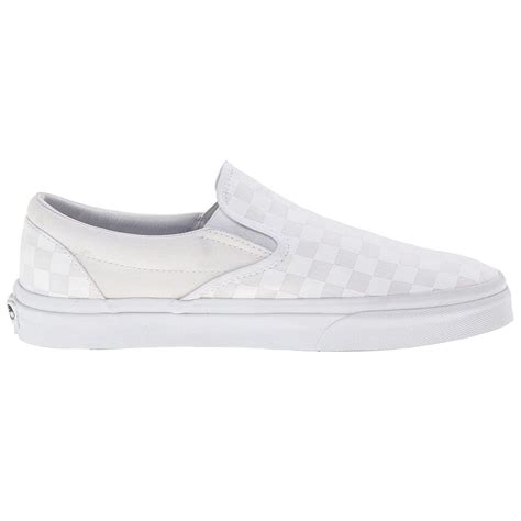 Vans - Vans Classic Slip-On Core Classics (Checkerboard) True White ...