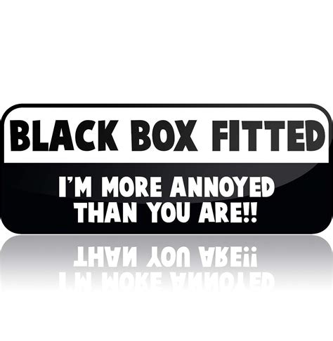 Buy Black Box Car Sticker or Black Box Sticker Car Decals and Funny Stickers | New Driver Car ...