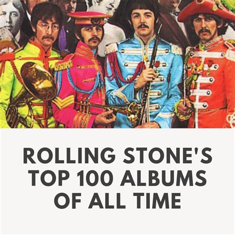 Rolling Stone's Top 100 Albums of All Time | Top 100 albums, Rolling ...