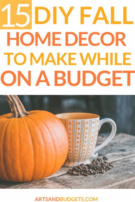 15 Frugal DIY Home Decor and Project Ideas - Arts and Budgets