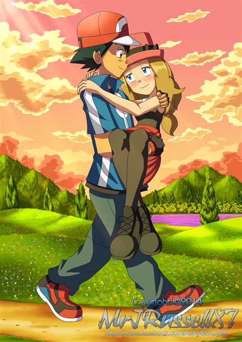 Pokemon XYZ Ash And Serena Wallpapers - Wallpaper Cave