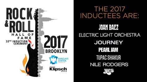 THE ROCK & ROLL HALL OF FAME ANNOUNCES 2017 INDUCTEES