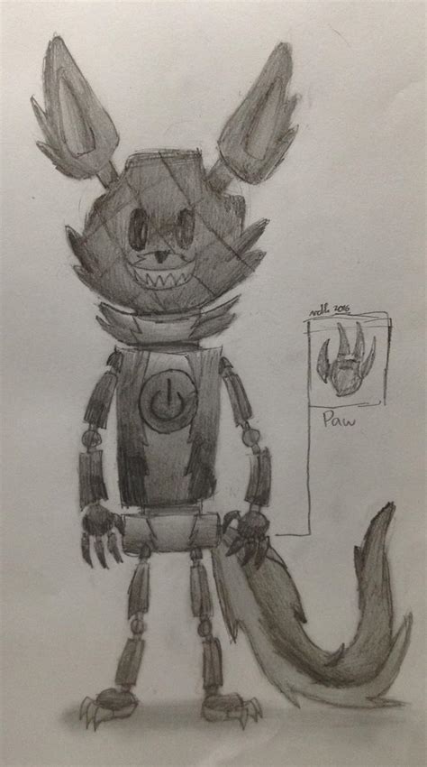 Werewolf Animatronic Mic Sketch by OrigamialStar101 on DeviantArt