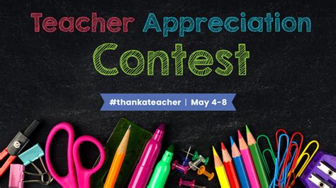 Nominate a Teacher For Teacher Appreciation Week and They Could Win $1000 For Their Classroom ...