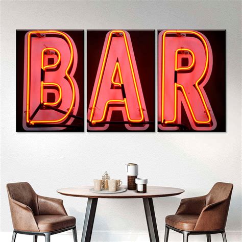 Neon Bar Sign Wall Art | Photography