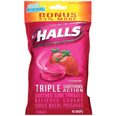 312546633438 UPC - Halls Menthol Cough Suppressant/Oral Anesthetic ...