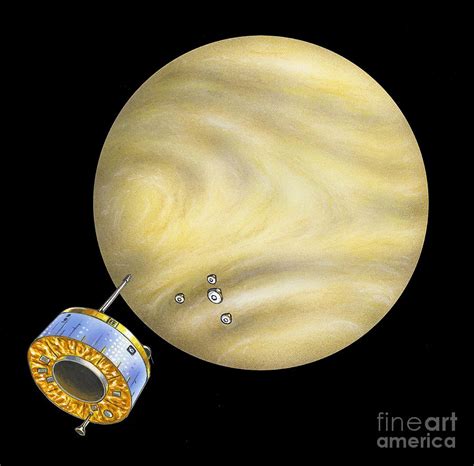 Venus Probe, Artwork Photograph by David A. Hardy - Fine Art America